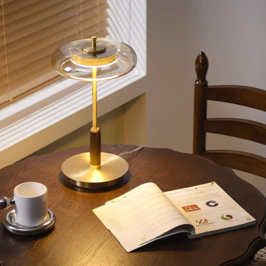 Architectural Disc Table Lamp | Ventumra