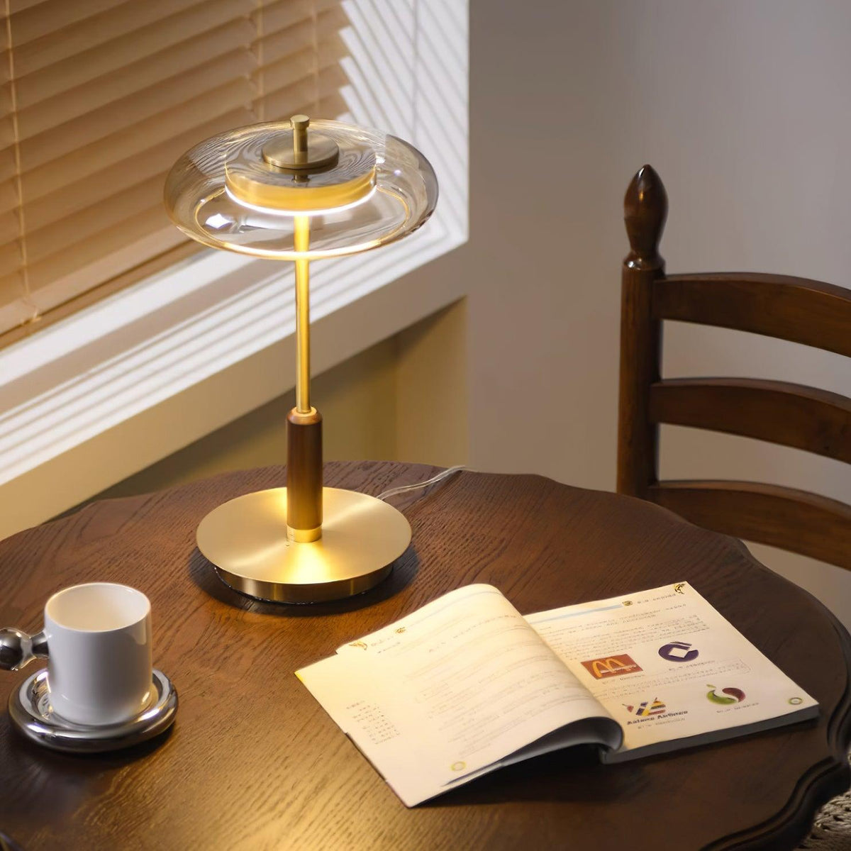 Architectural Disc Table Lamp | Ventumra