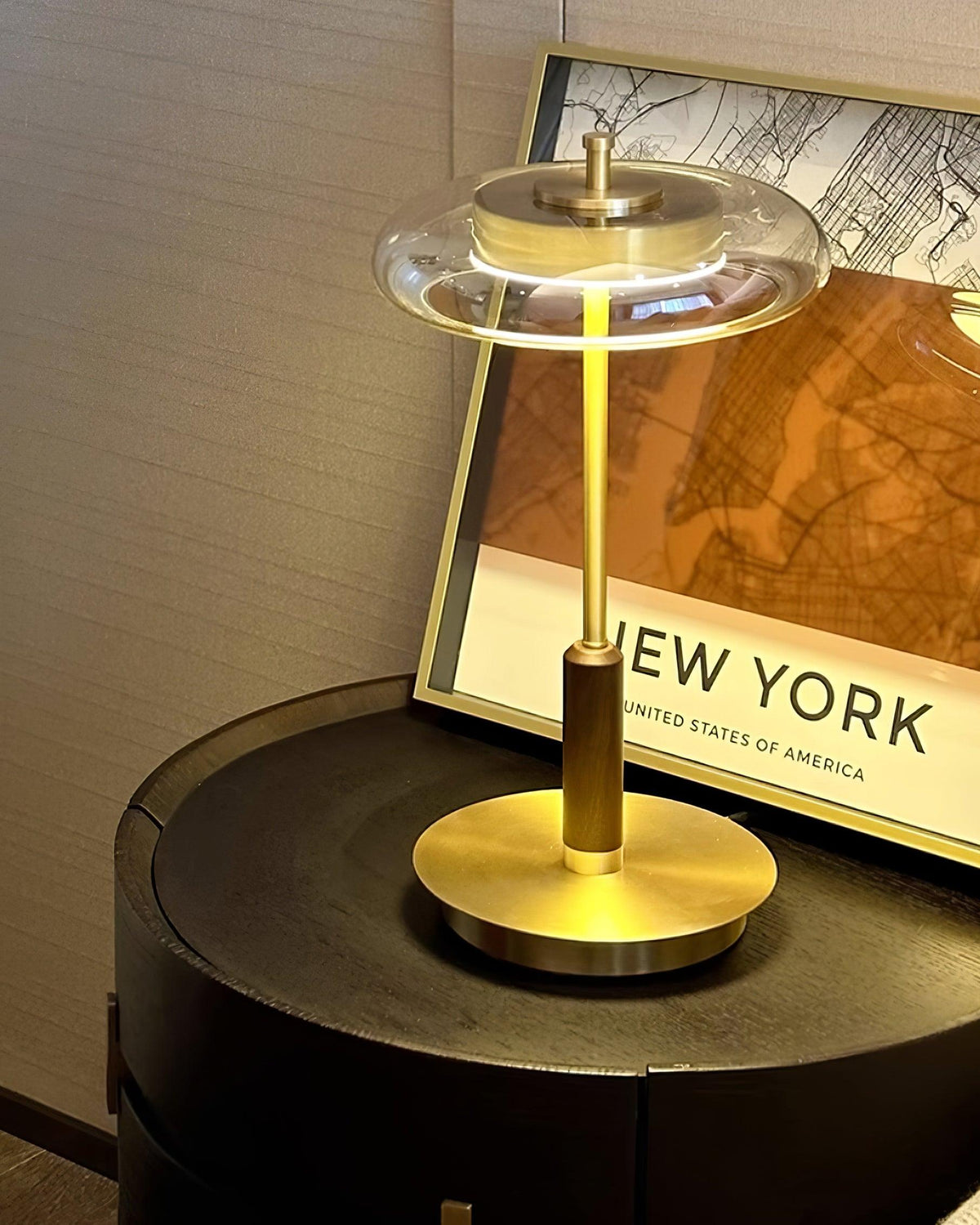Architectural Disc Table Lamp | Ventumra