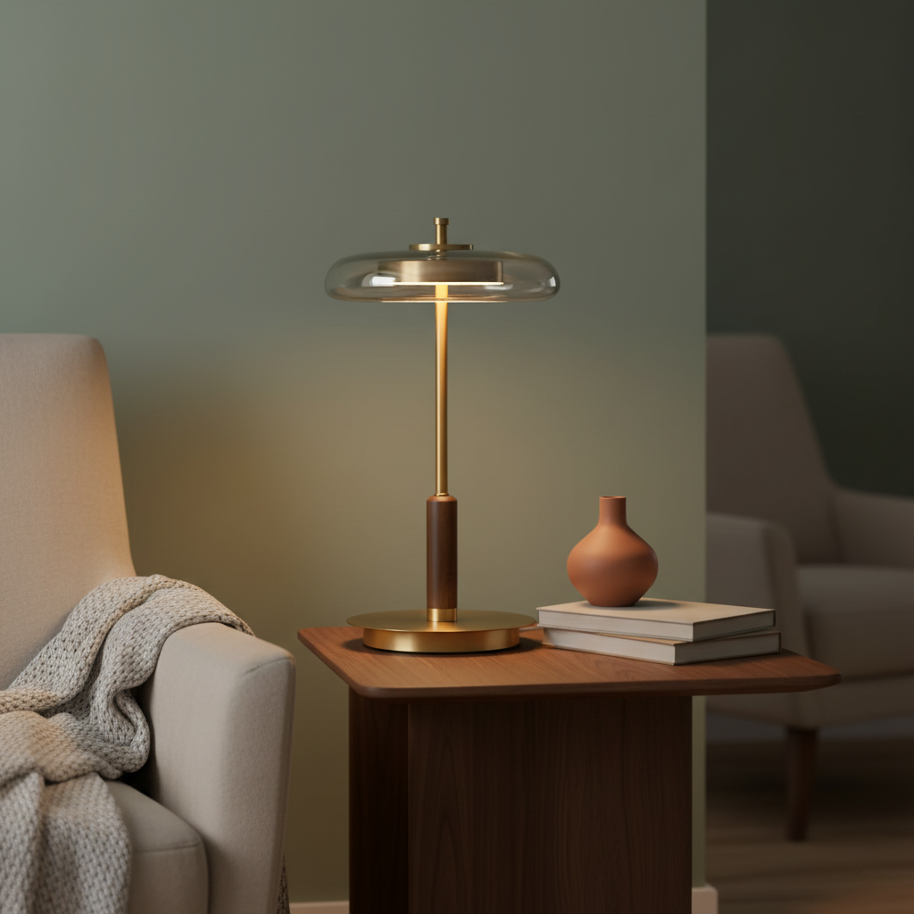 Architectural Disc Table Lamp | Ventumra