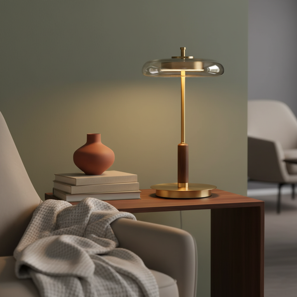 Architectural Disc Table Lamp | Ventumra