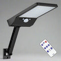 Faretto LED solare NovaGlow — Luce di sicurezza per esterni, sensore di movimento, telecomando