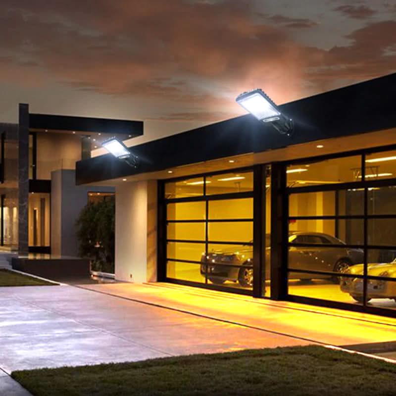 SolarLux 600 Outdoor LED Spotlight — Integrated Motion Sensor Module