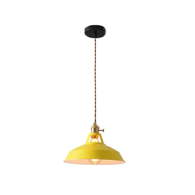 Aurello Colored Retro Pendant Lamp In 7 Vibrant Shades