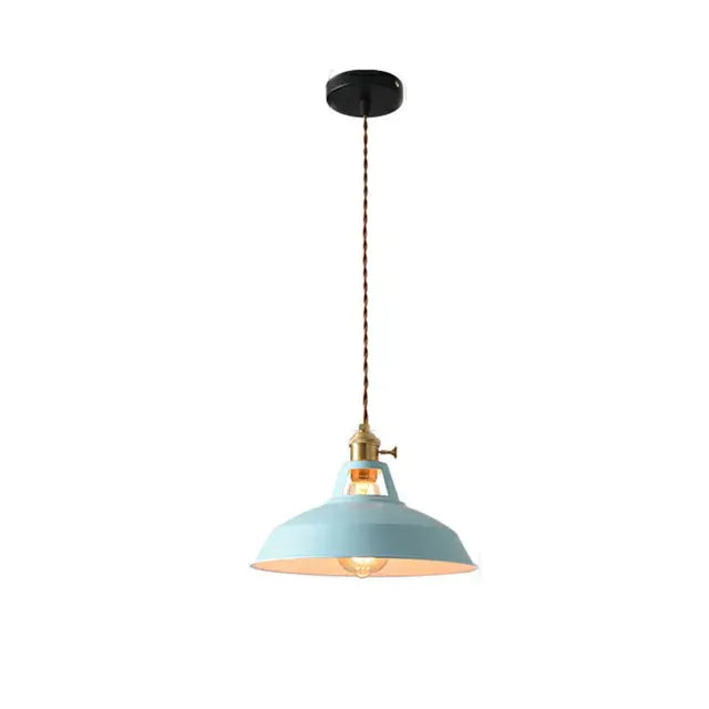 Aurello Colored Retro Pendant Lamp In 7 Vibrant Shades