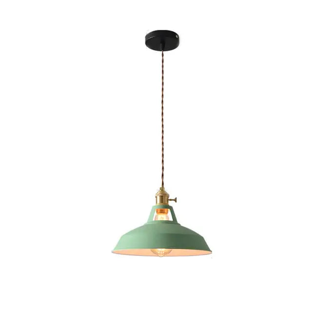 Aurello Colored Retro Pendant Lamp In 7 Vibrant Shades