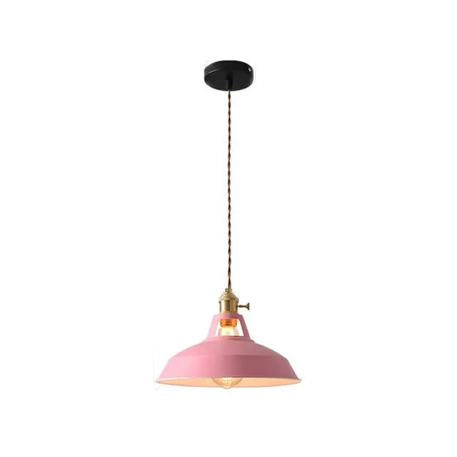 Aurello Colored Retro Pendant Lamp In 7 Vibrant Shades