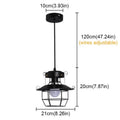 Forge Lane Vintage Industrial Ceiling Pendant Light Fixture