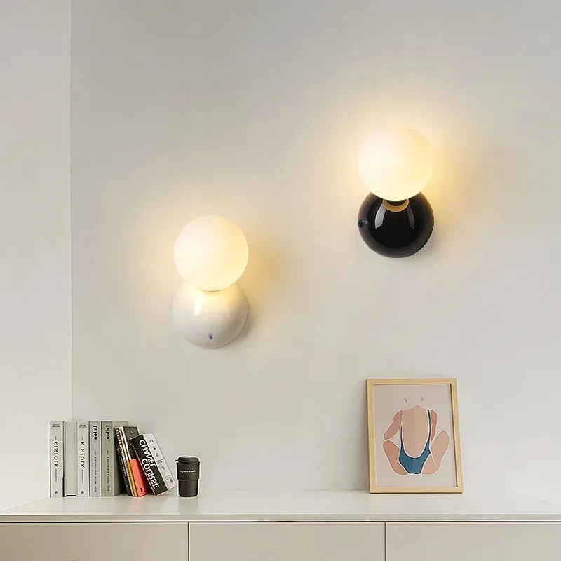 Quorra Cream Wall Lamp With Frosted Glass Shade Soft Glow