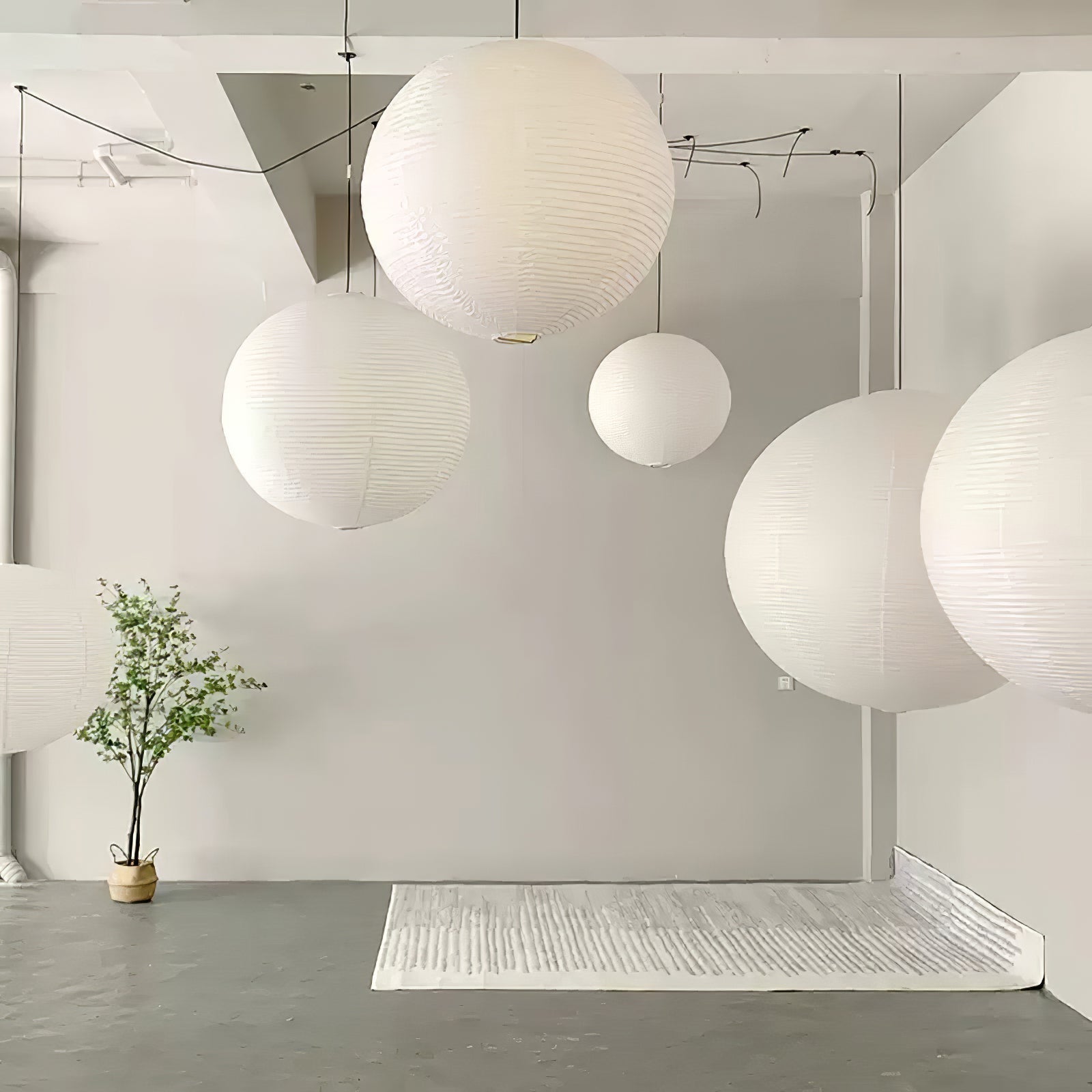 Sylin Pendant Swag Light Mulberry Silk | ventumra