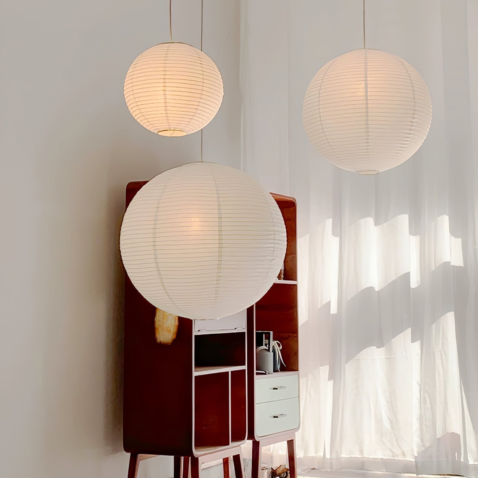 Sylin Pendant Swag Light Mulberry Silk | ventumra