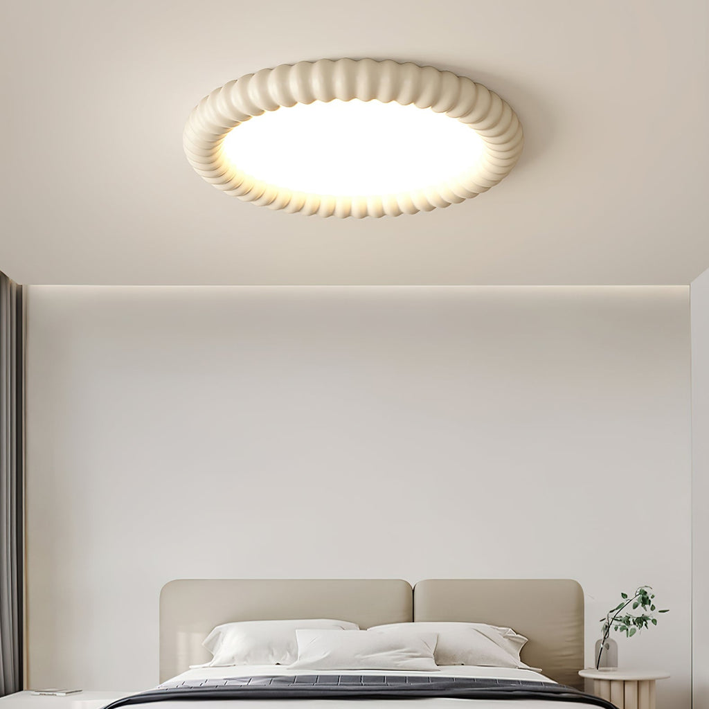 LumaWave Modern Ceiling Lamp With Wavy Light Pattern