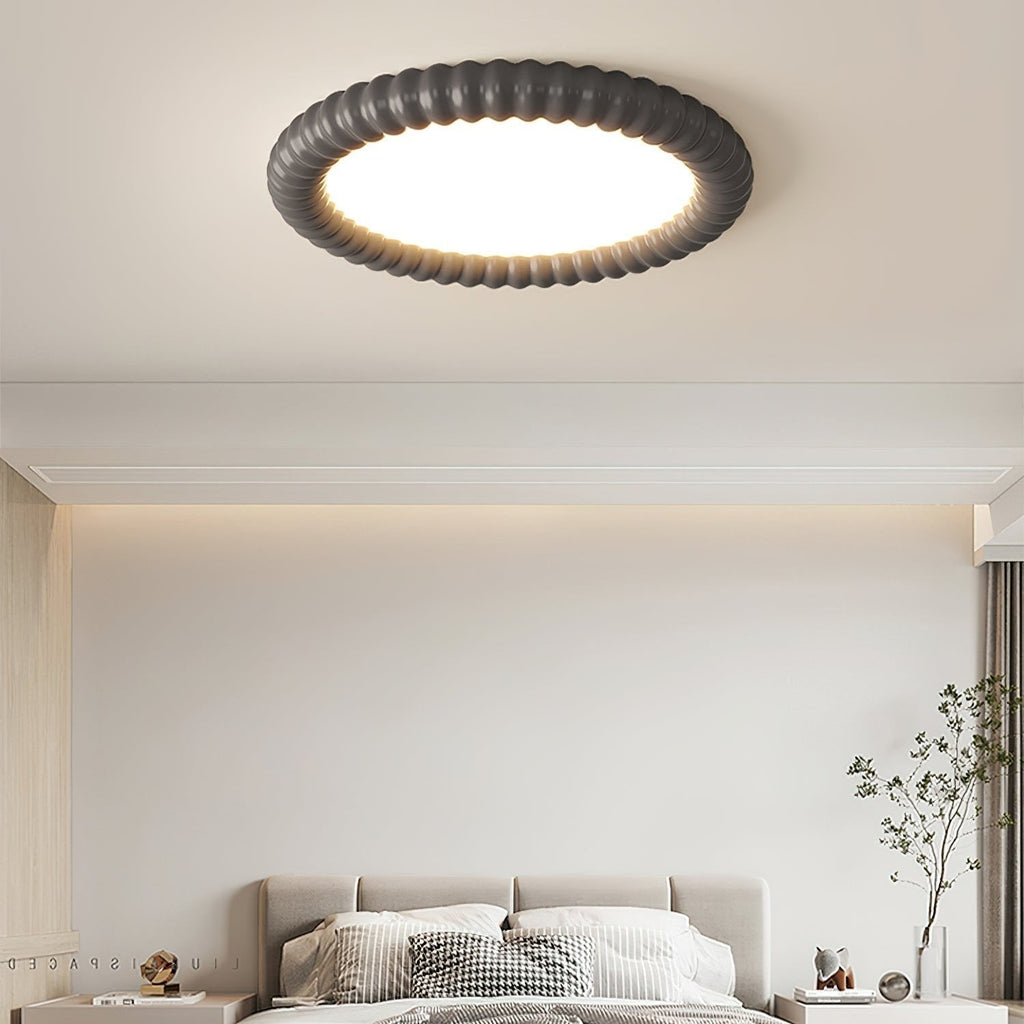 LumaWave Modern Ceiling Lamp With Wavy Light Pattern