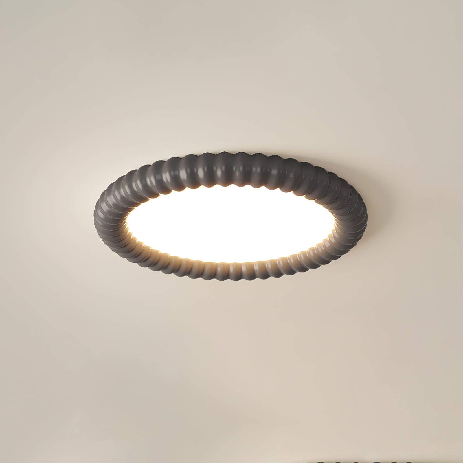 LumaWave Modern Ceiling Lamp With Wavy Light Pattern