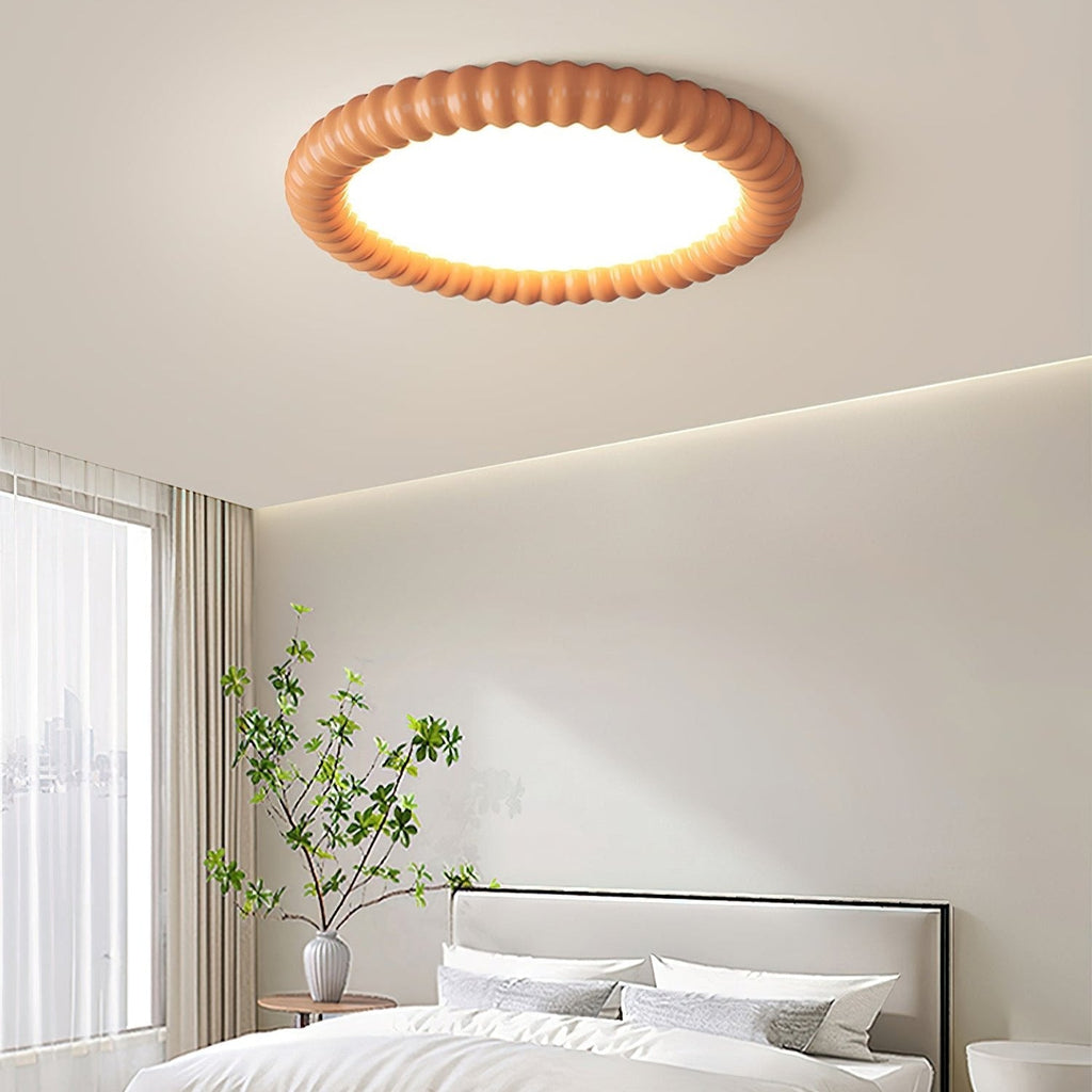 LumaWave Modern Ceiling Lamp With Wavy Light Pattern