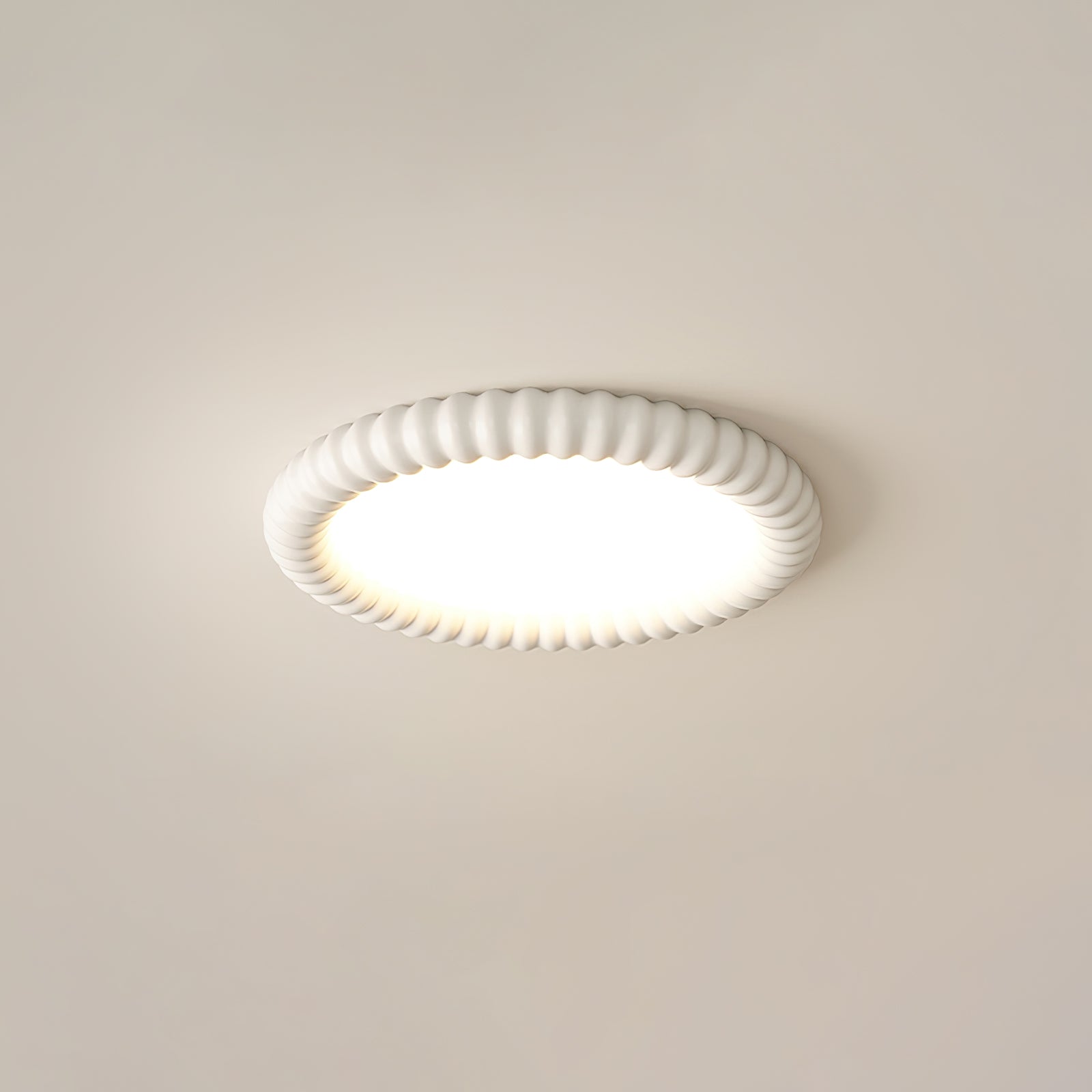 LumaWave Modern Ceiling Lamp With Wavy Light Pattern