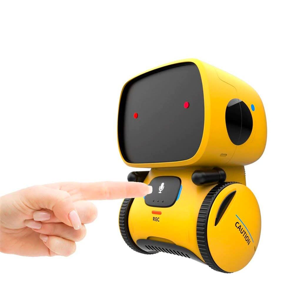 PulseBot Mini táncoló robot — interaktív hang- és hangvezérlési funkciók