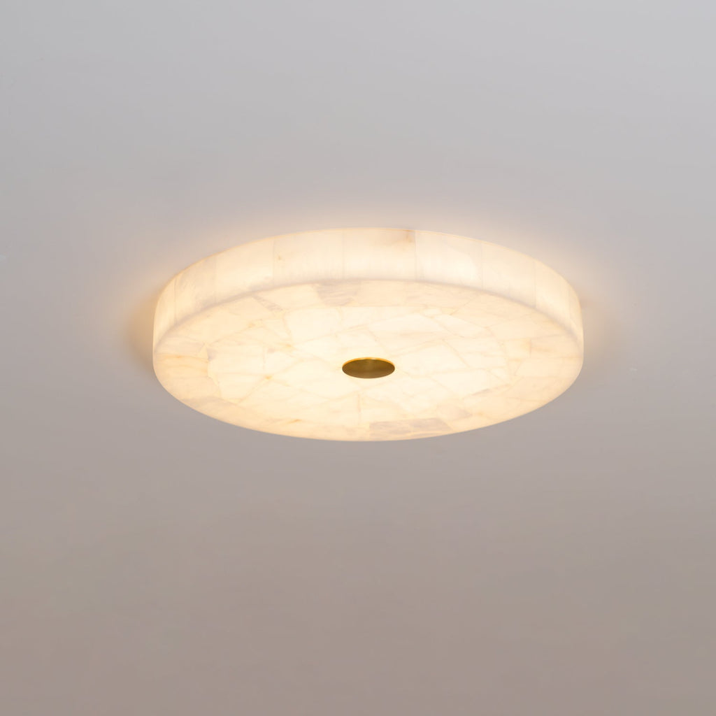 Delya Round Alabaster Ceiling Lamp | ventumra
