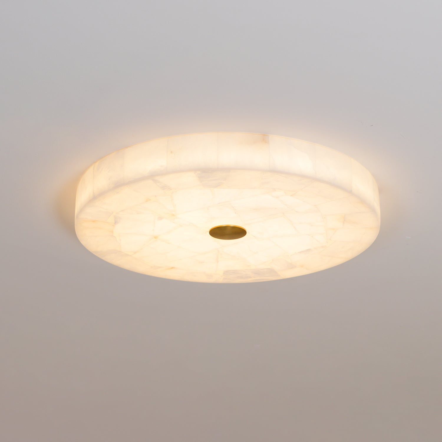 Delya Round Alabaster Ceiling Lamp | ventumra