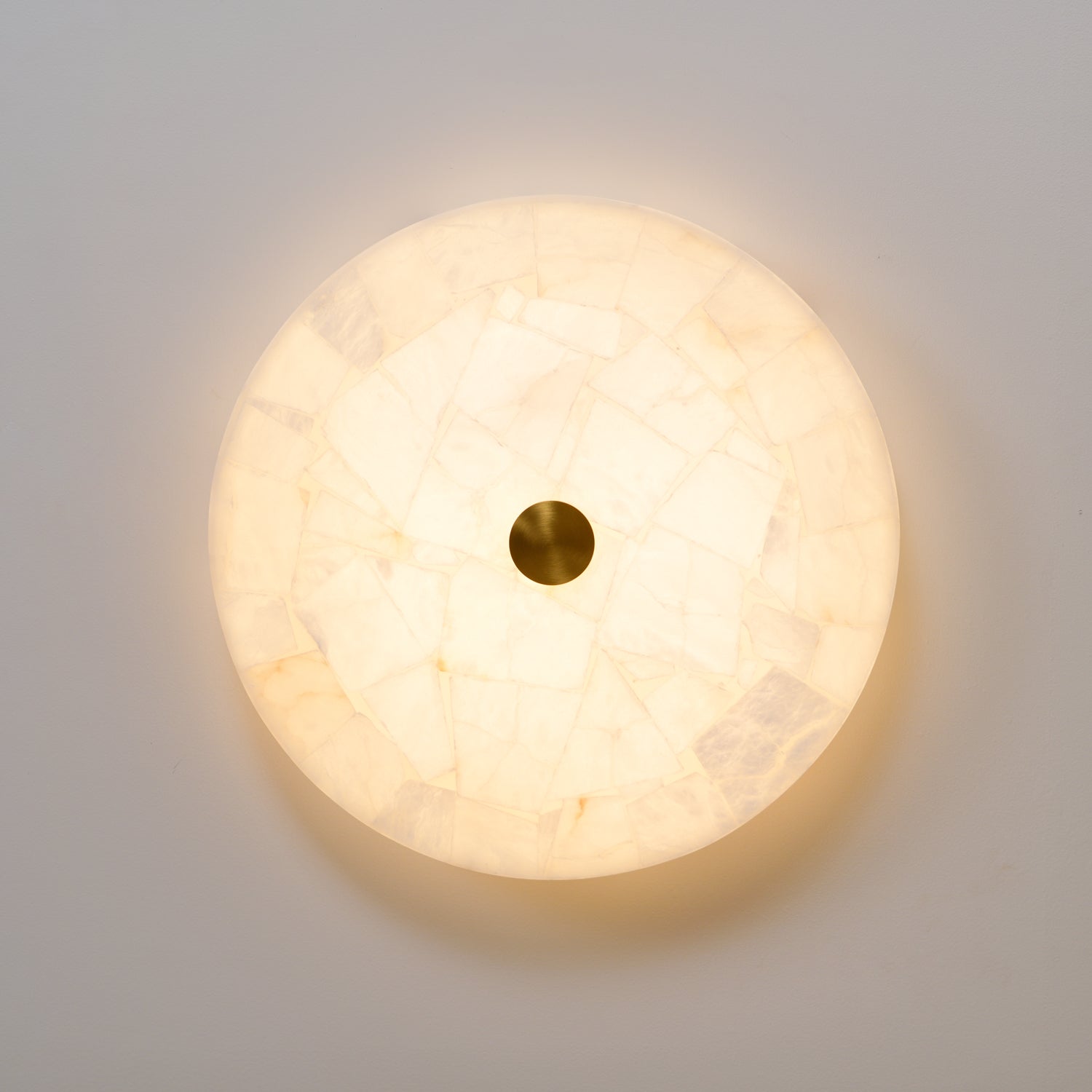 Delya Round Alabaster Ceiling Lamp | ventumra