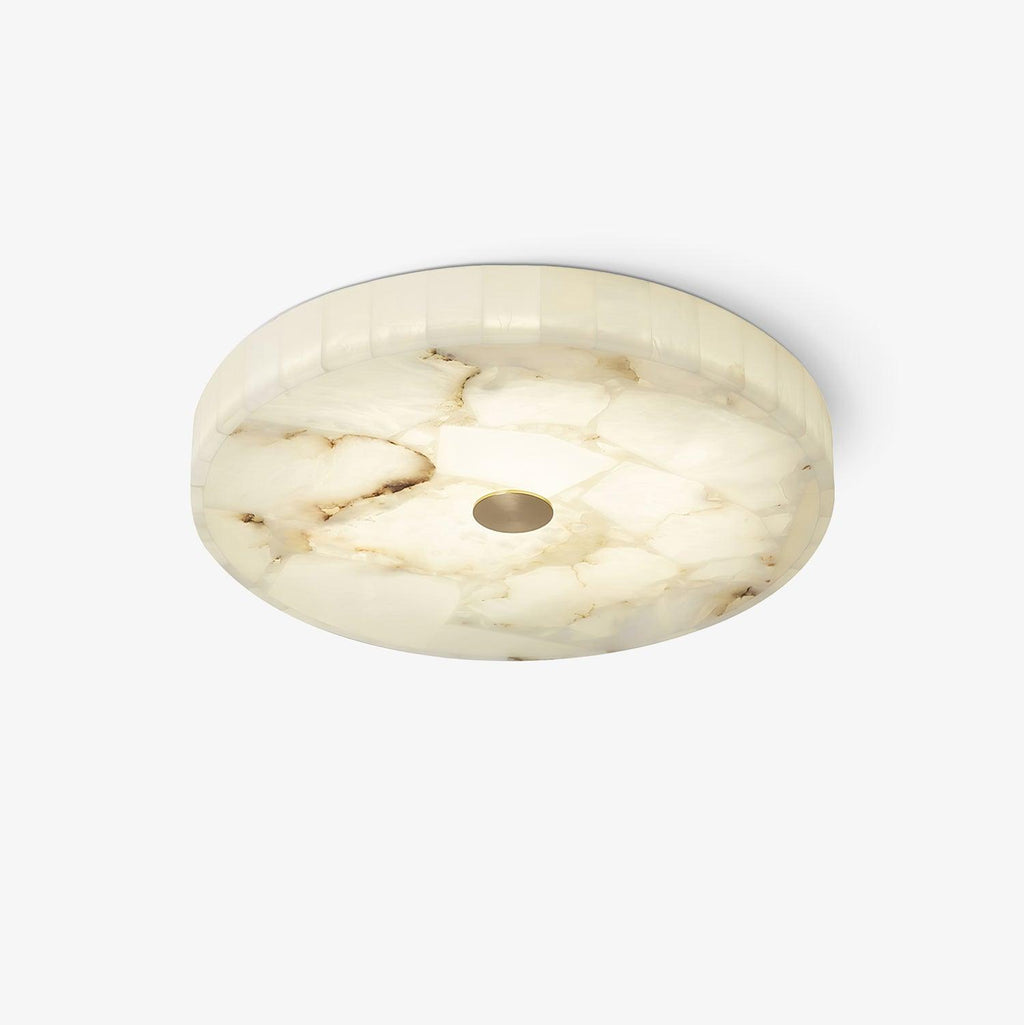 Delya Round Alabaster Ceiling Lamp | ventumra