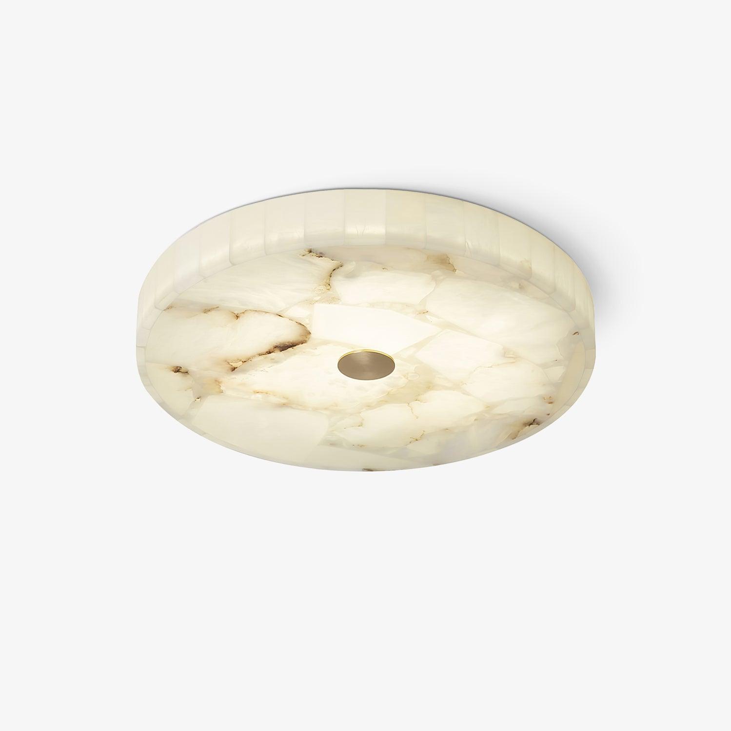 Delya Round Alabaster Ceiling Lamp | ventumra