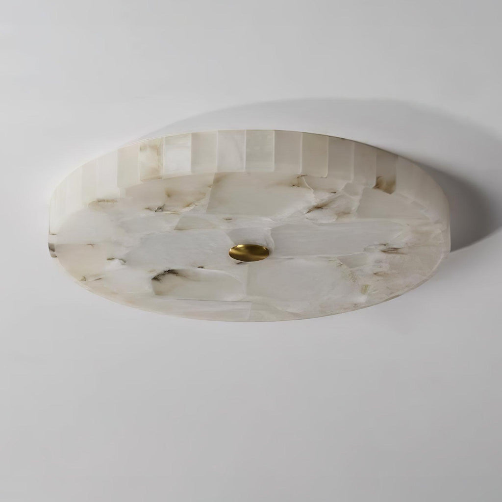 Delya Round Alabaster Ceiling Lamp | ventumra