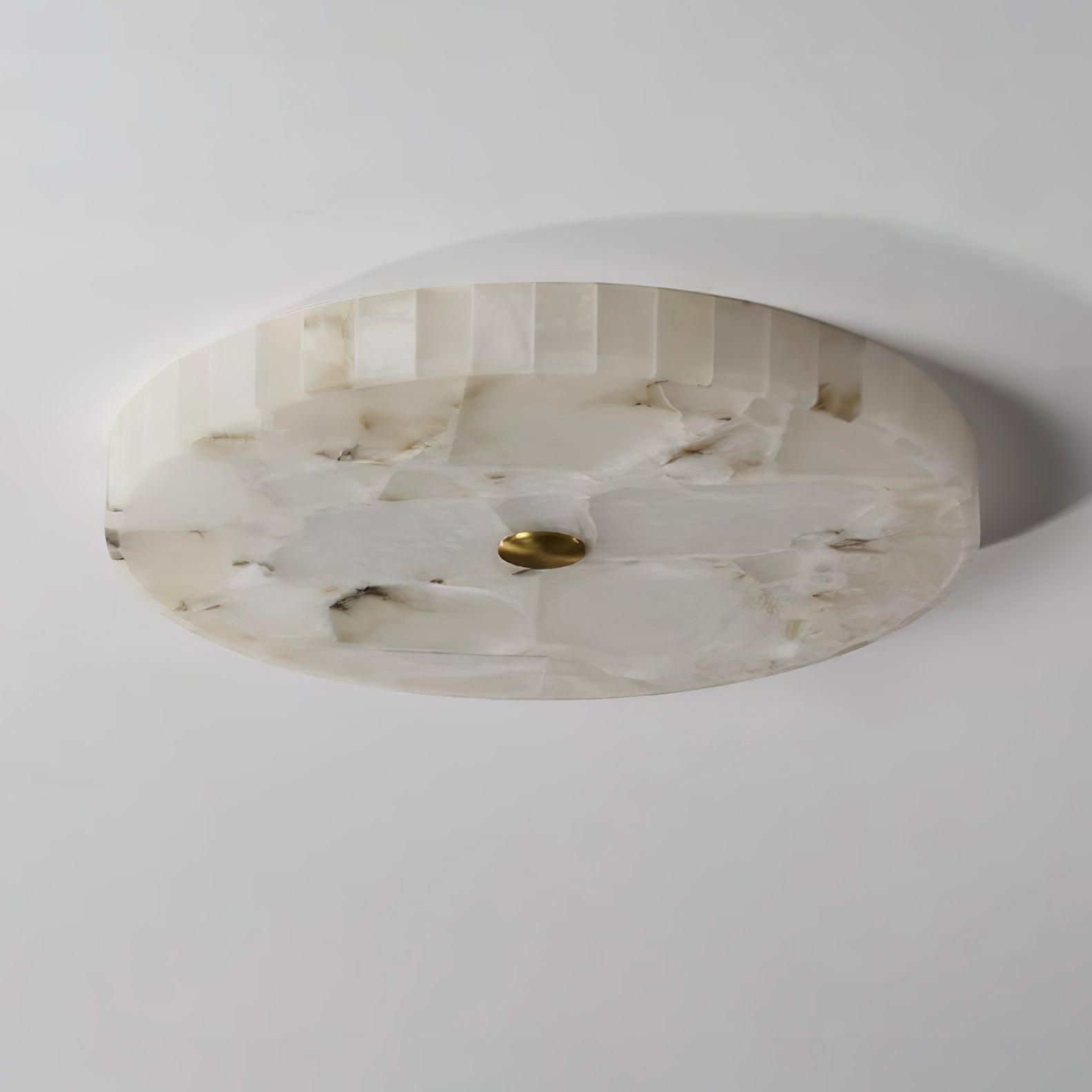 Delya Round Alabaster Ceiling Lamp | ventumra