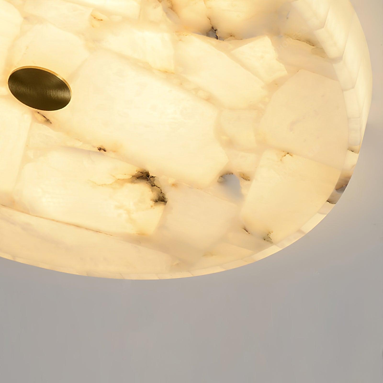 Delya Round Alabaster Ceiling Lamp | ventumra