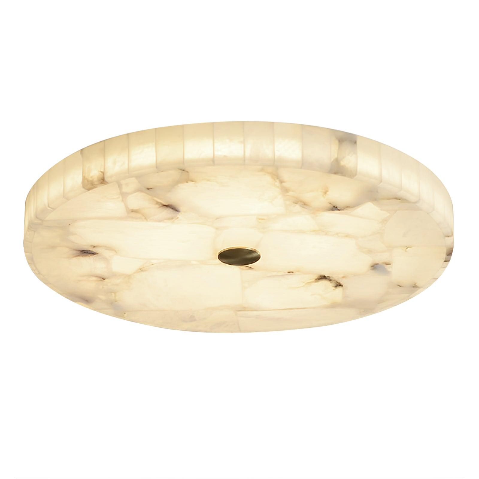 Delya Round Alabaster Ceiling Lamp | ventumra