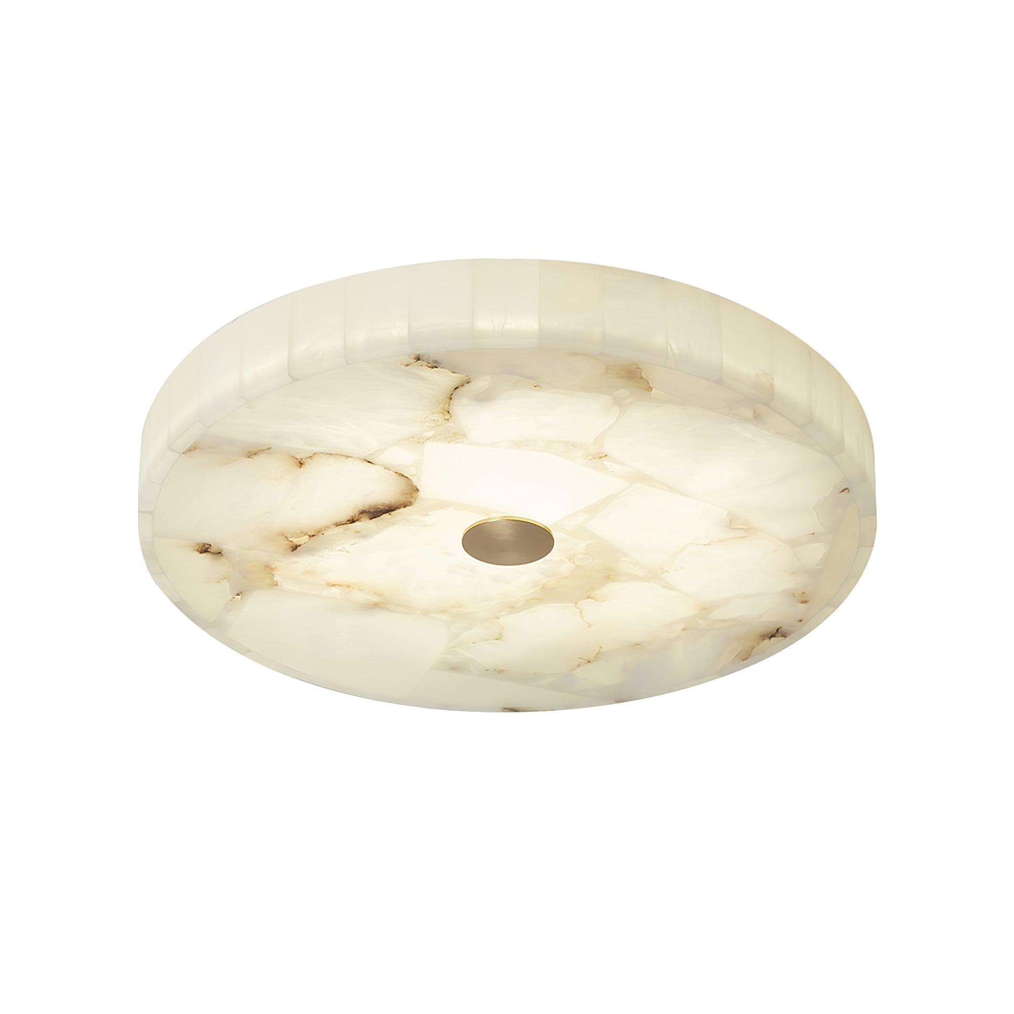 Delya Round Alabaster Ceiling Lamp | ventumra