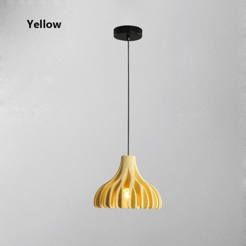 NovaLume Resin Pendant Light With Adjustable Length And Soft LED Lighting