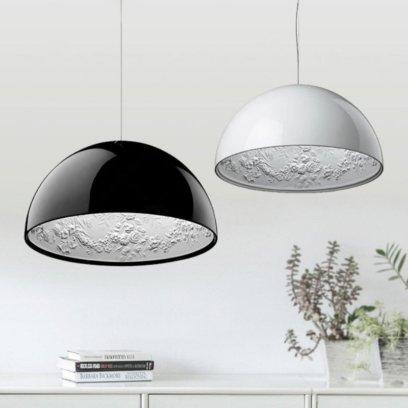 Novaro LED Pendant Lamp Minimalist Italian Resin And Glass