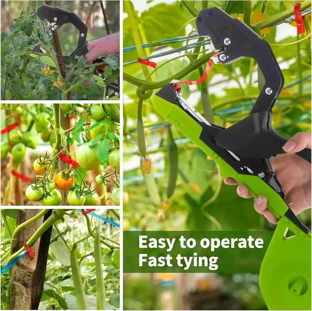 GardenEase Tapener Efficient Hand-Operated Plant Tying Tool — 420g Ergonomic Design