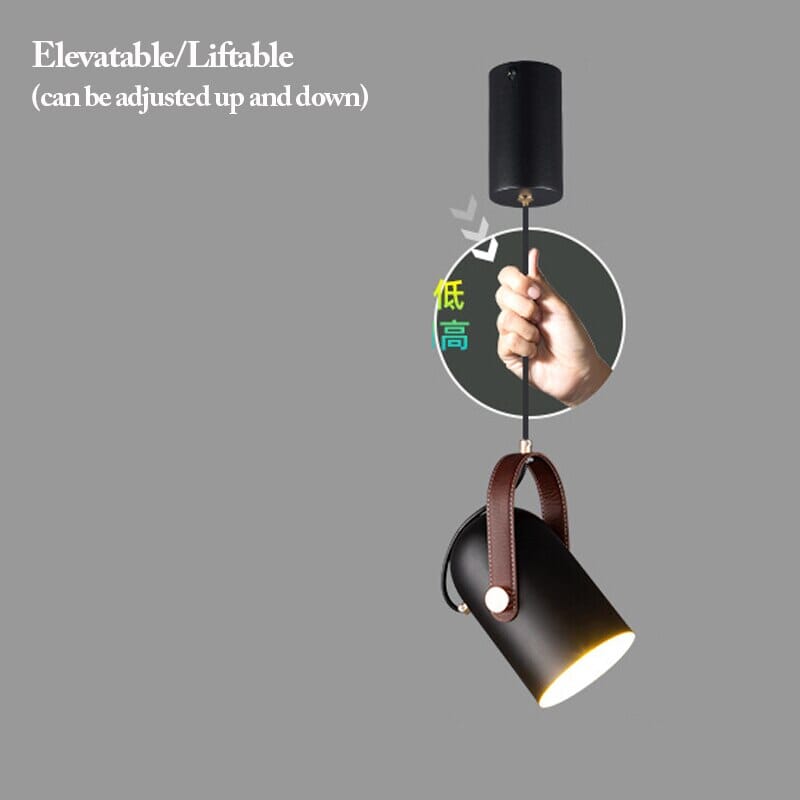 NovaLume Rotatable Pendant Lights With Adjustable Metal Spotlights
