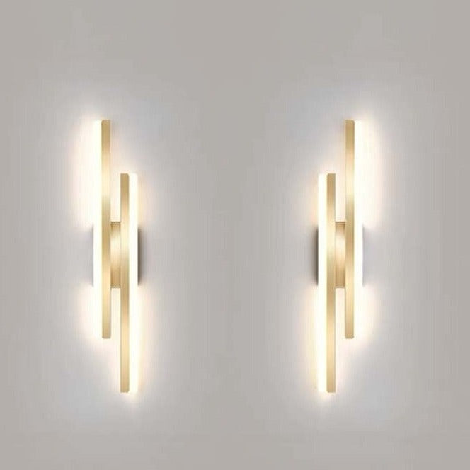 Stripe Pattern LED Wall Lamp for Hallways and Living Areas