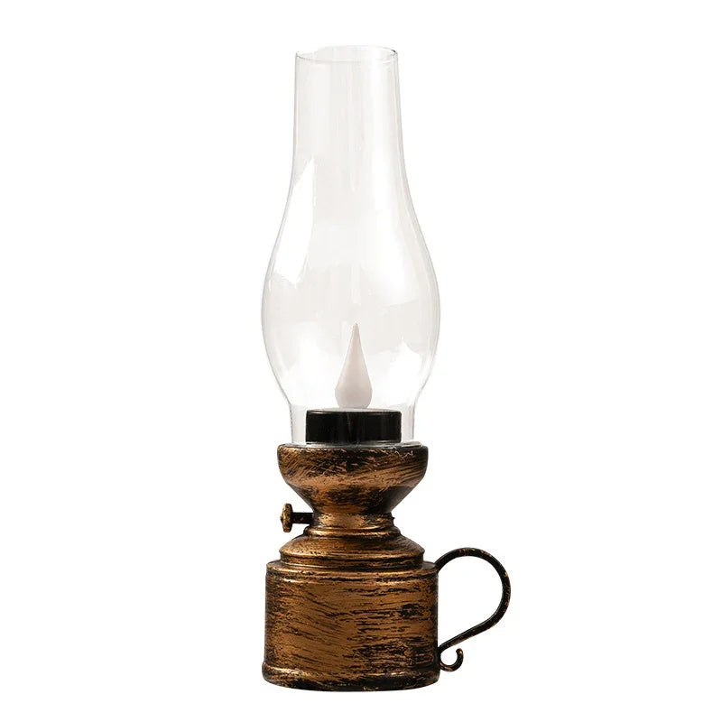 AldenGlow Electronic Retro Oil Lamp For Home Decor Accent