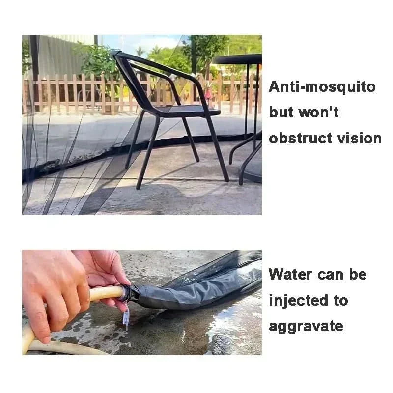 LumaGuard Mosquito Net Up To 4 Meters — Zip Closure, Hidden Track Mount