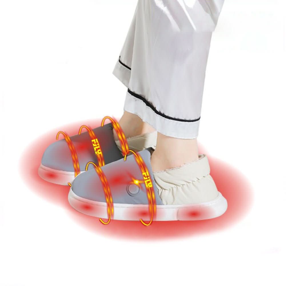 Pantofole riscaldate elettricamente ThermaStride — Fodera interna morbida e isolante, attivazione rapida del calore