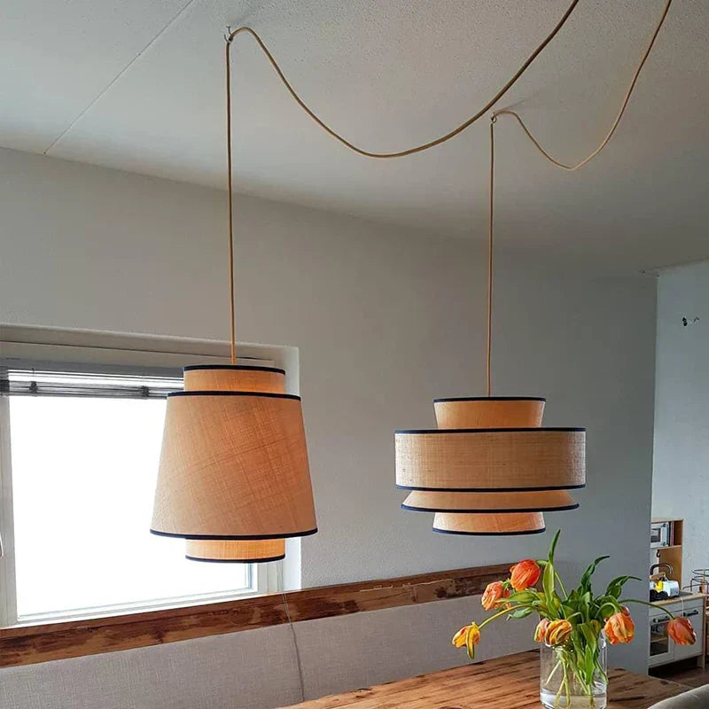 Velora Fabric LED Pendant Lights for Cozy Ambience