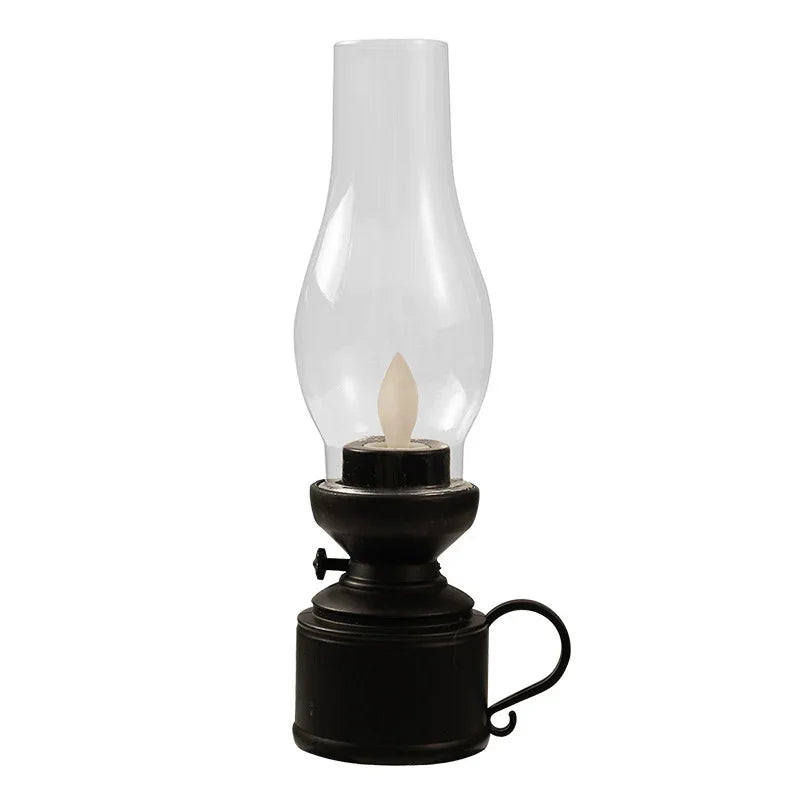 AldenGlow Electronic Retro Oil Lamp For Home Decor Accent