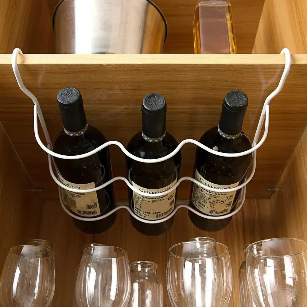 SpinShelf Gravity-Fed Rolling Bottle Rack — Horizontal Beverage Cradle