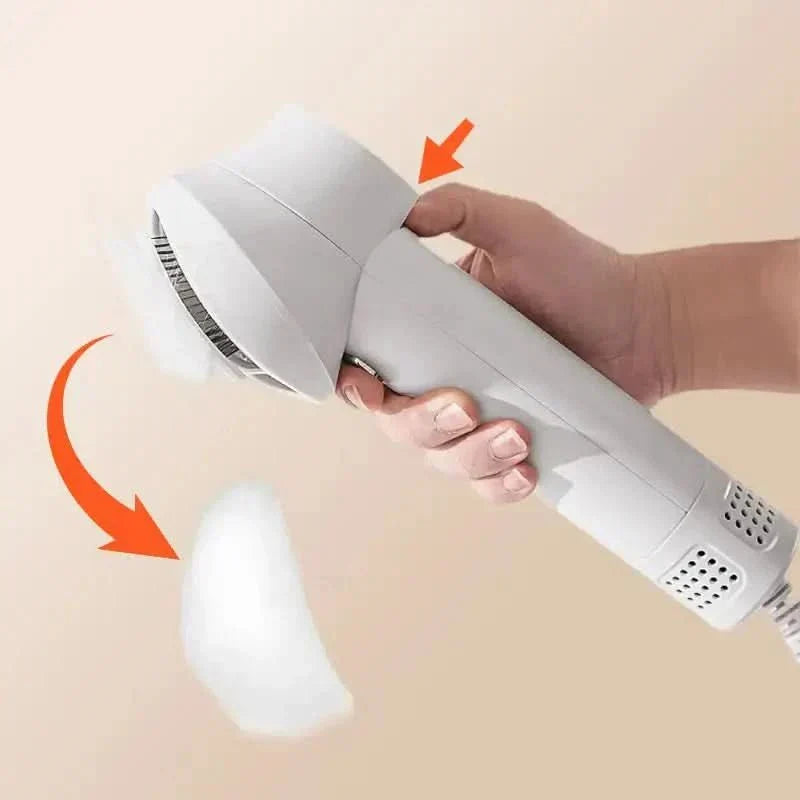 VelvetPaw Dryer — Rotating Brush Head, Integrated Warm-Air Fan, Gentle Drying and Brushing