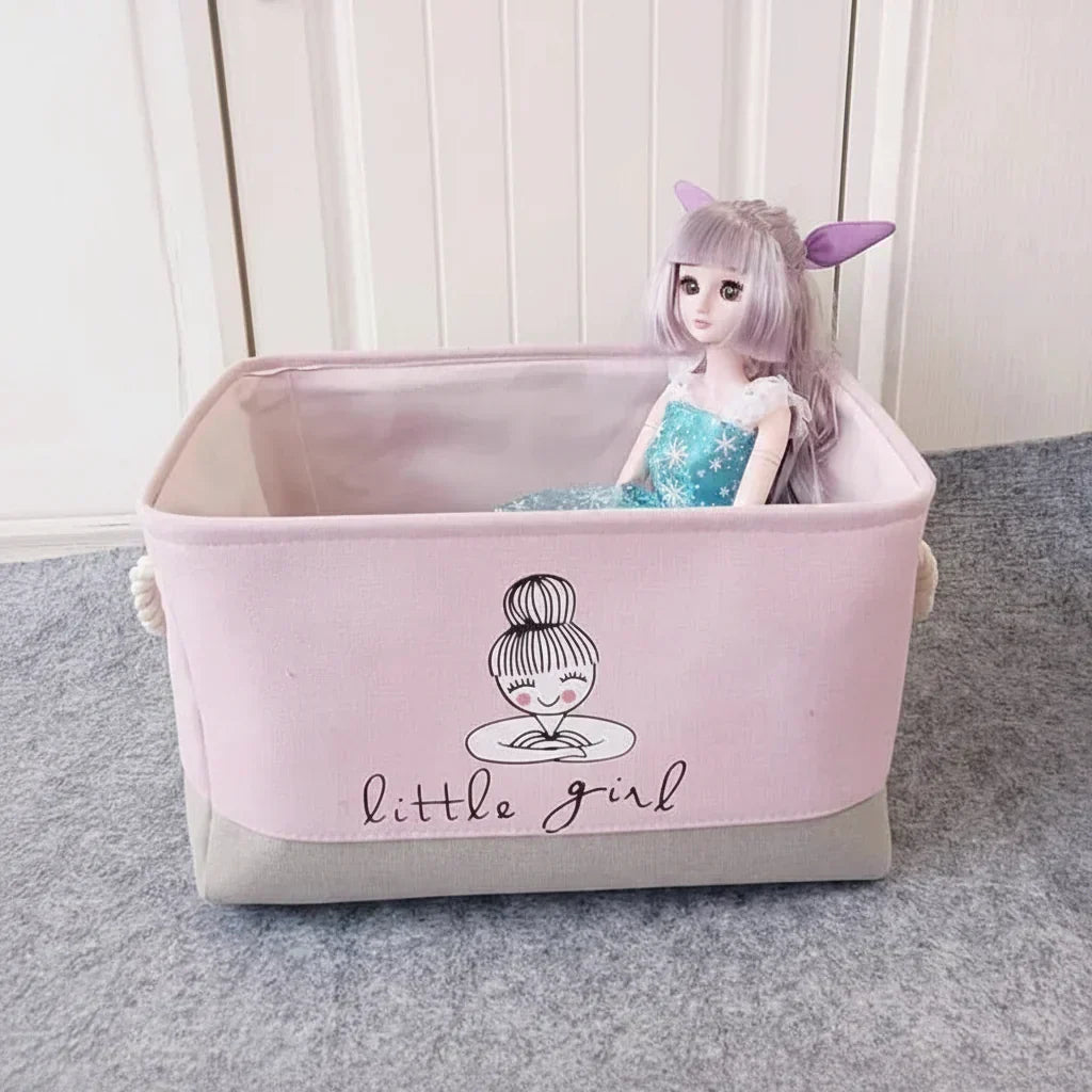 NestFold Foldable Storage Basket — Integrated Carrying Grips