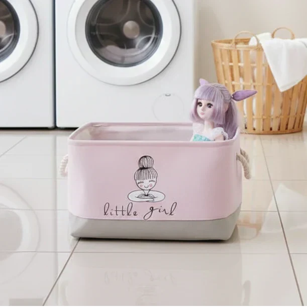 NestFold Foldable Storage Basket — Integrated Carrying Grips