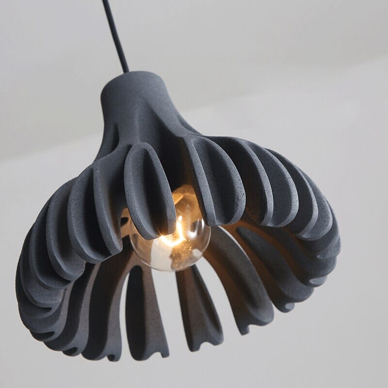 NovaLume Resin Pendant Light With Adjustable Length And Soft LED Lighting