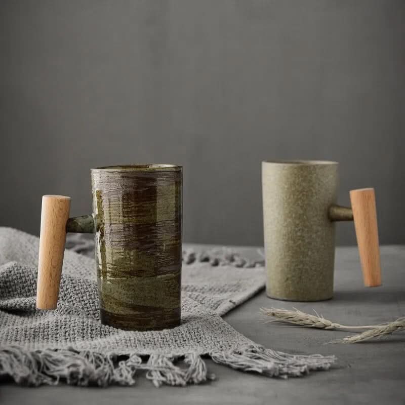Arcadia Lane Nordic Earth Latte Cups — Handmade, Grounded Design
