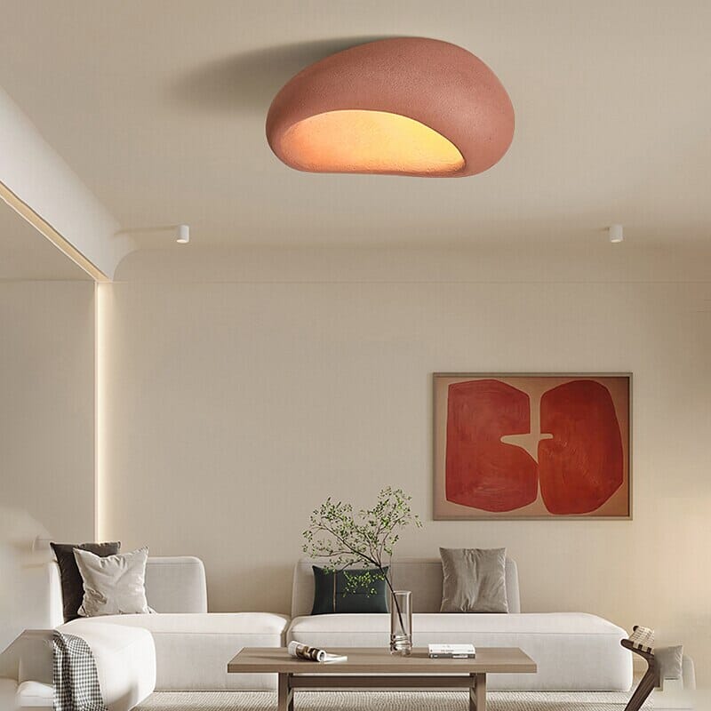 Wabi Sabi Ceiling Lamp Inspired by Japanese Aesthetics