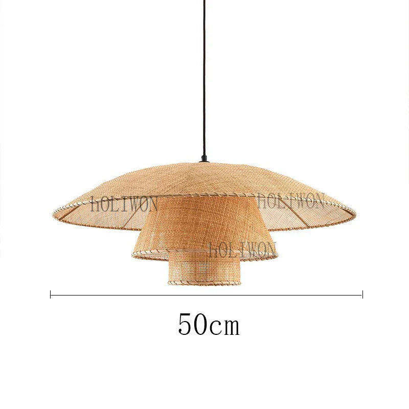 Kalena Rattan Pendant Light for Cozy Vintage Homes
