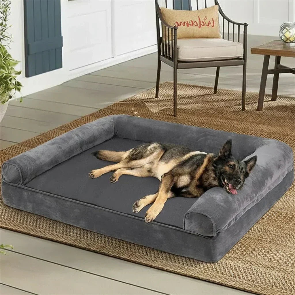CalmNest Orthopedic Memory Foam Dog Bed — Water Repellent Cover, Plush Comfort